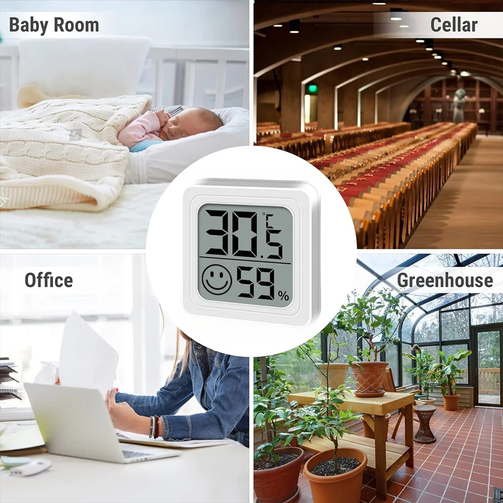 Portable LCD Digital Thermomet - Weather Station Indoor recension och pris