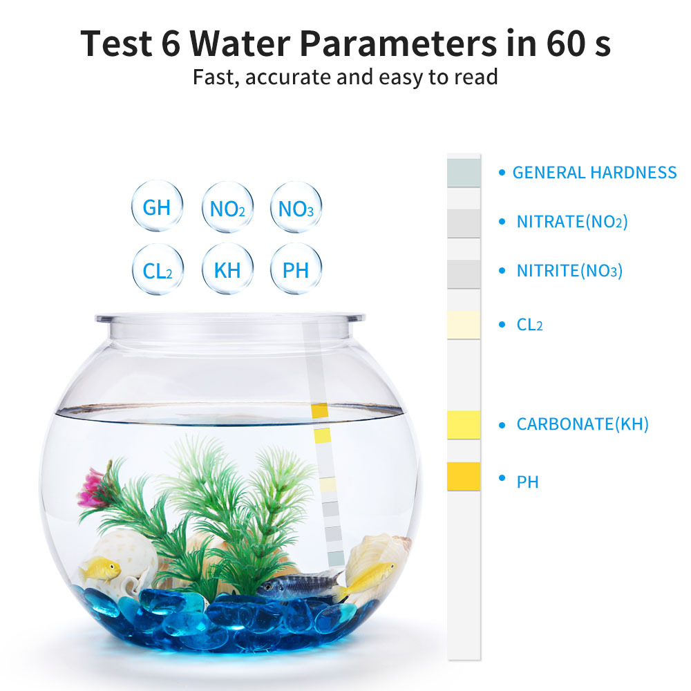 6-In-1 Water Quality Test Stri - Ph Strip Test recension och pris