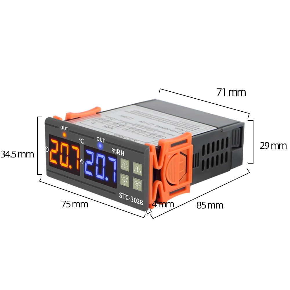 STC-3028 STC-1000 Temperature  - Weather Station Indoor recension och pris