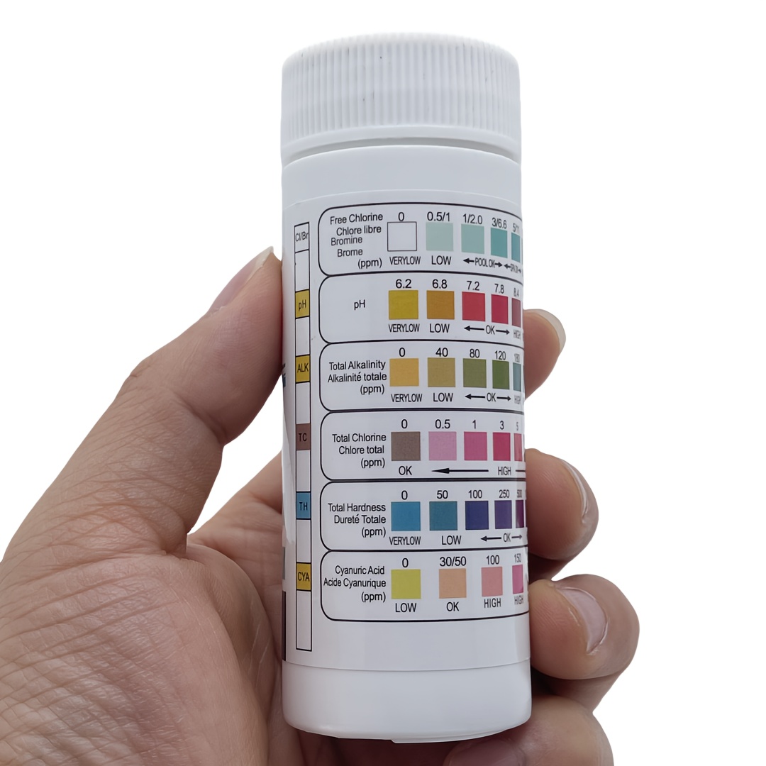 6-in-1 Pool & Spa Water Test S - Ph Strip Test recension och pris