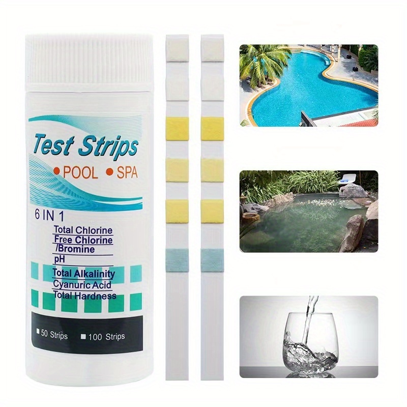 6-in-1 Pool & Spa Water Test S - Ph Strip Test recension och pris