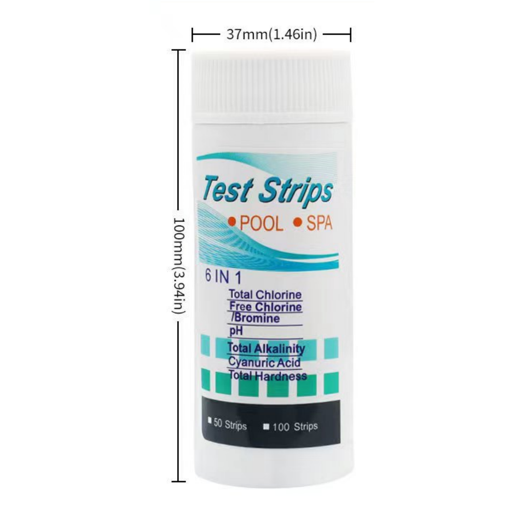 6-in-1 Pool & Spa Water Test S - Ph Strip Test recension och pris