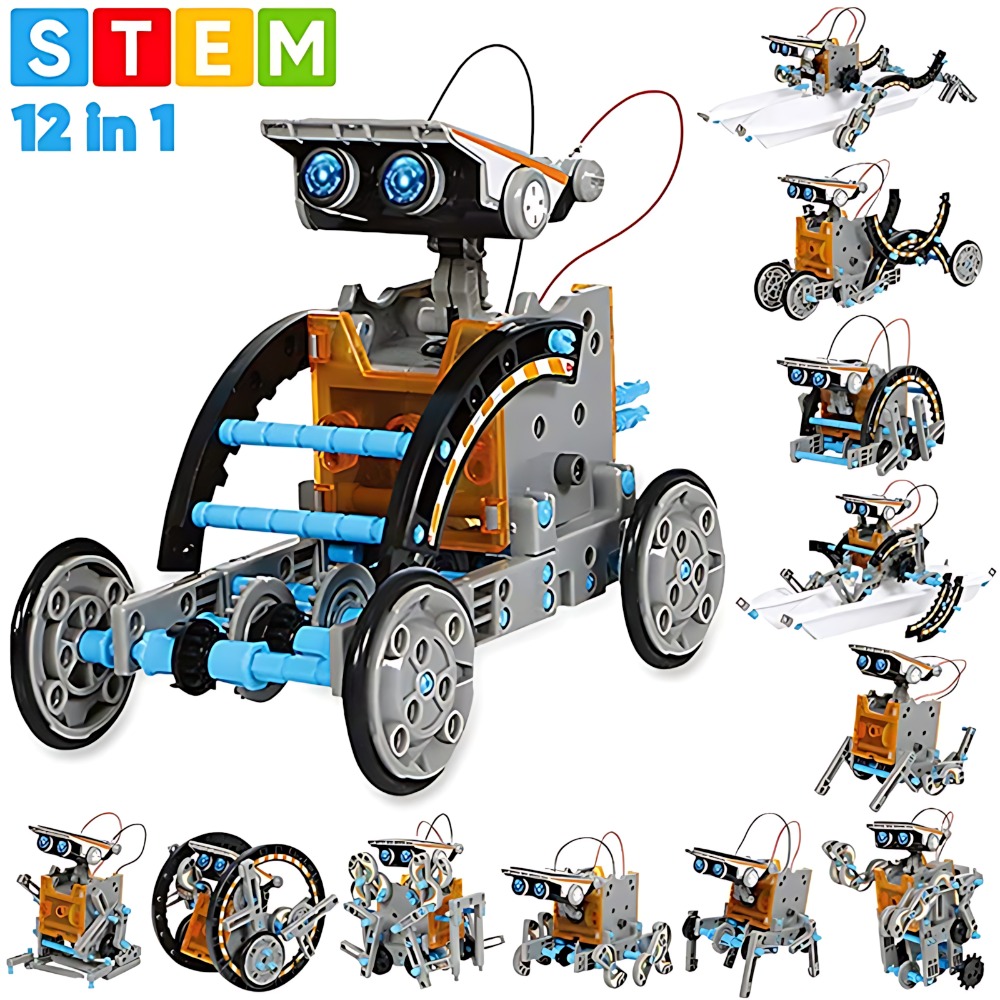 Solar Robot Building Blocks 12 - Science Robot recension och pris