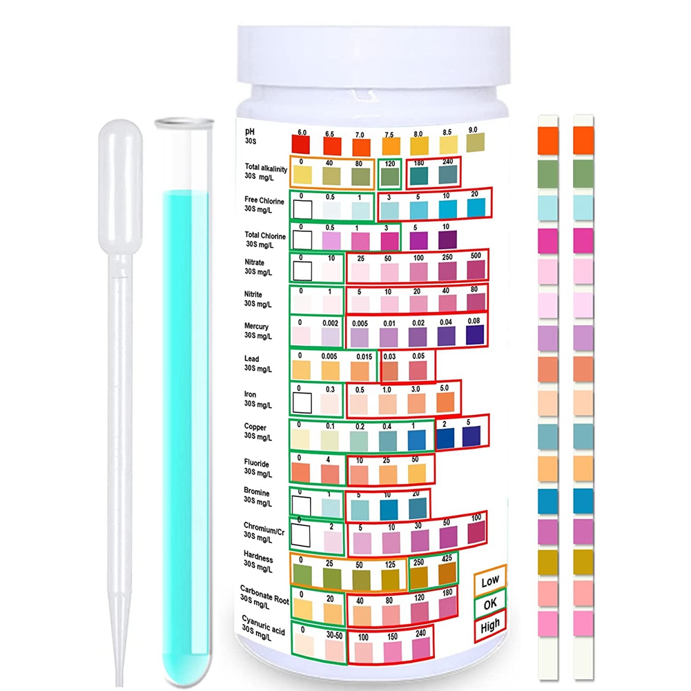 Water Testing Strips for Drink - Ph Strip Test recension och pris