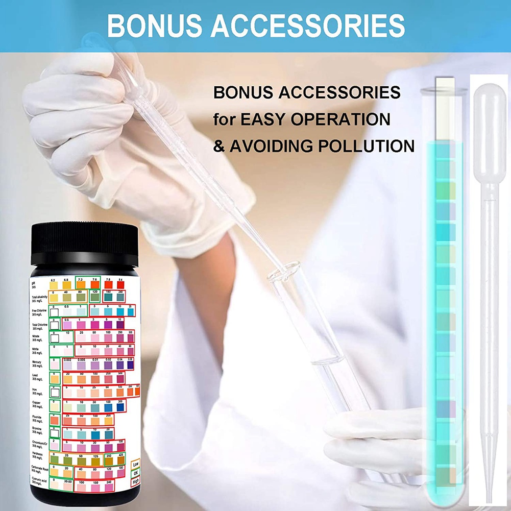 Water Testing Strips for Drink - Ph Strip Test recension och pris