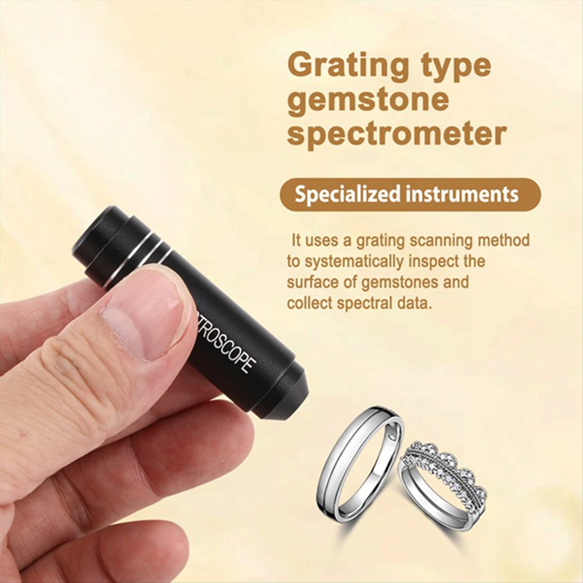 NOCM Gemstone Identification w - Spectroscope Handheld recension och pris