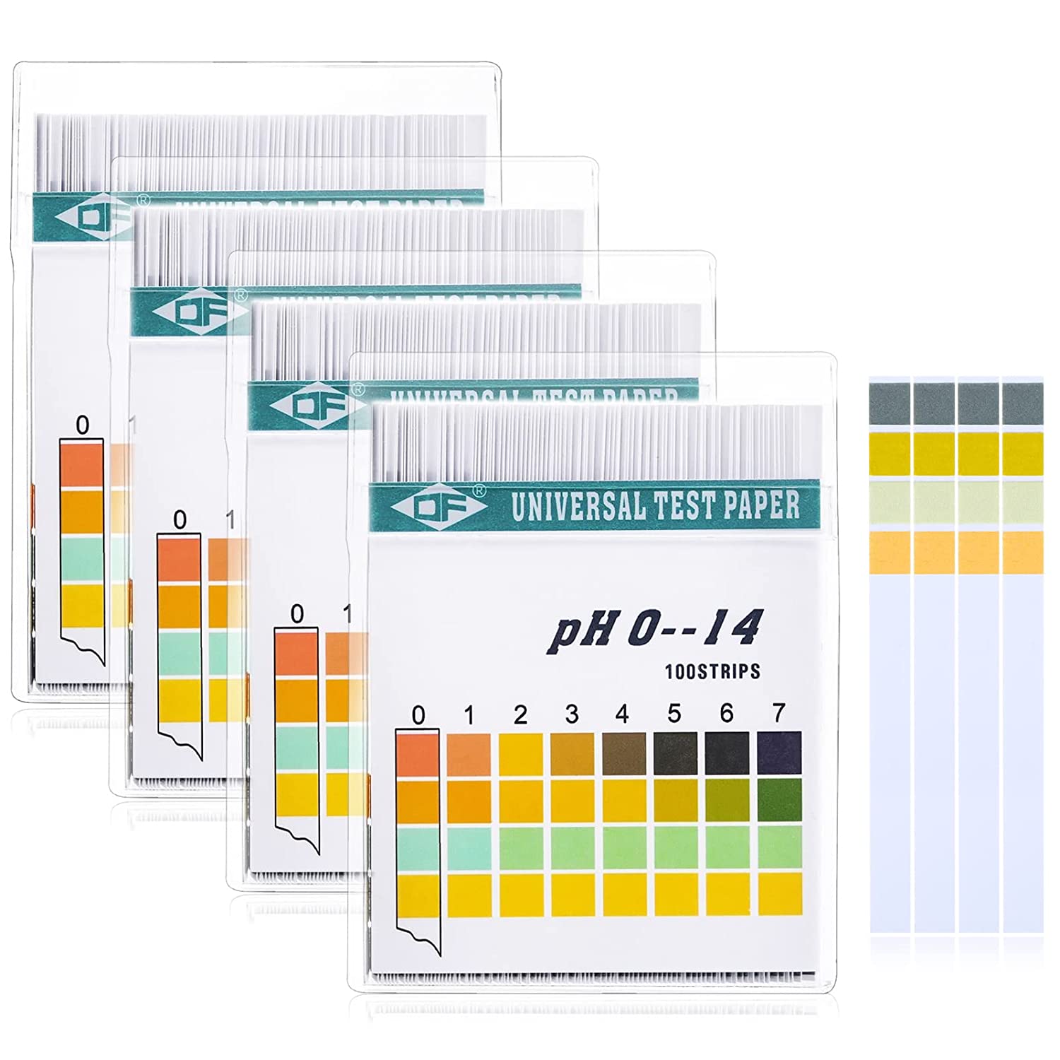 100 Strips 0-14 PH Alkaline Ac - Ph Strip Test recension och pris