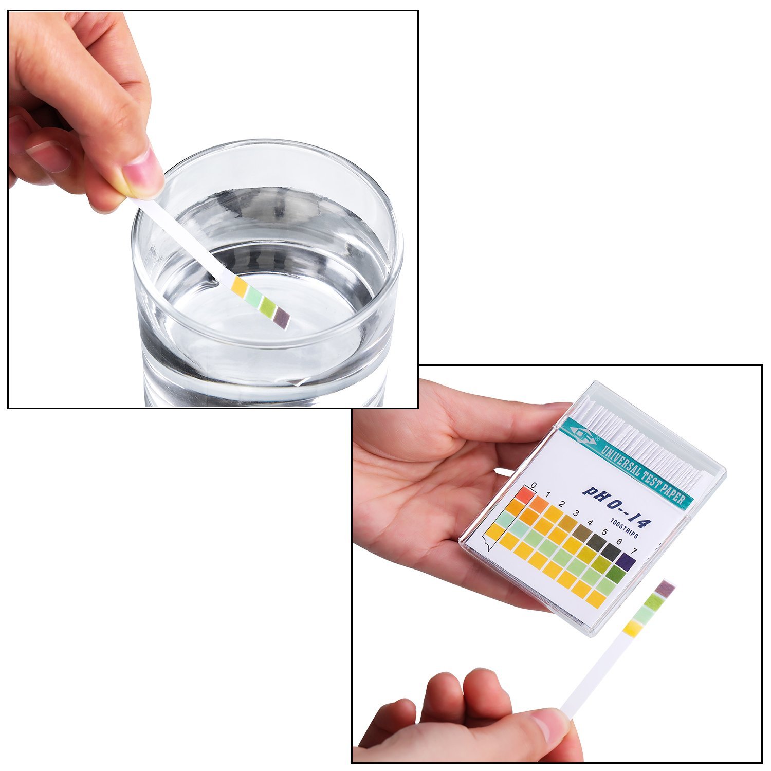 100 Strips 0-14 PH Alkaline Ac - Ph Strip Test recension och pris