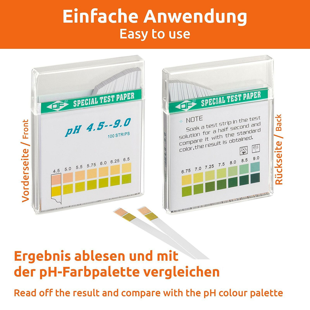 100Pcs PH Paper Strips Kit Hou - Ph Strip Test recension och pris