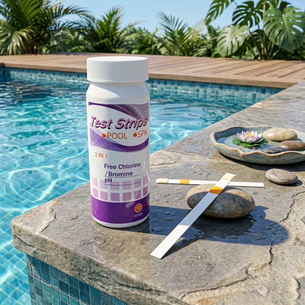 2 in 1 Pool and Spa Test Strip - Ph Strip Test recension och pris