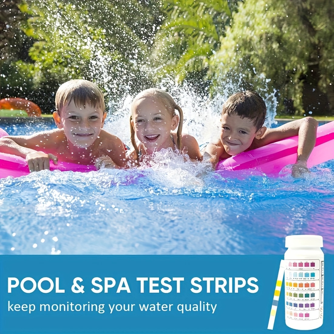 6-in-1 Pool & Spa Water Test S - Ph Strip Test recension och pris