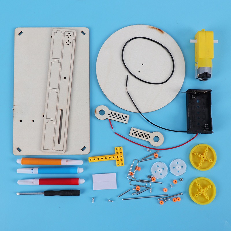 1-3Pcs DIY Wooden Electric Plo - Science Robot recension och pris