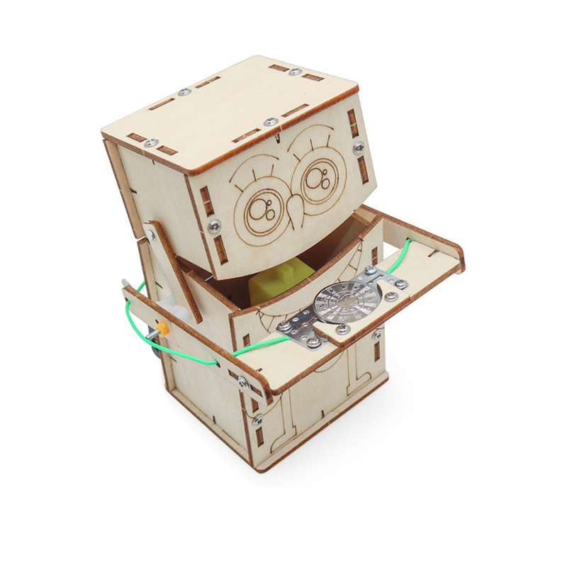 Wooden Electric Powered Eat Co - Science Robot recension och pris